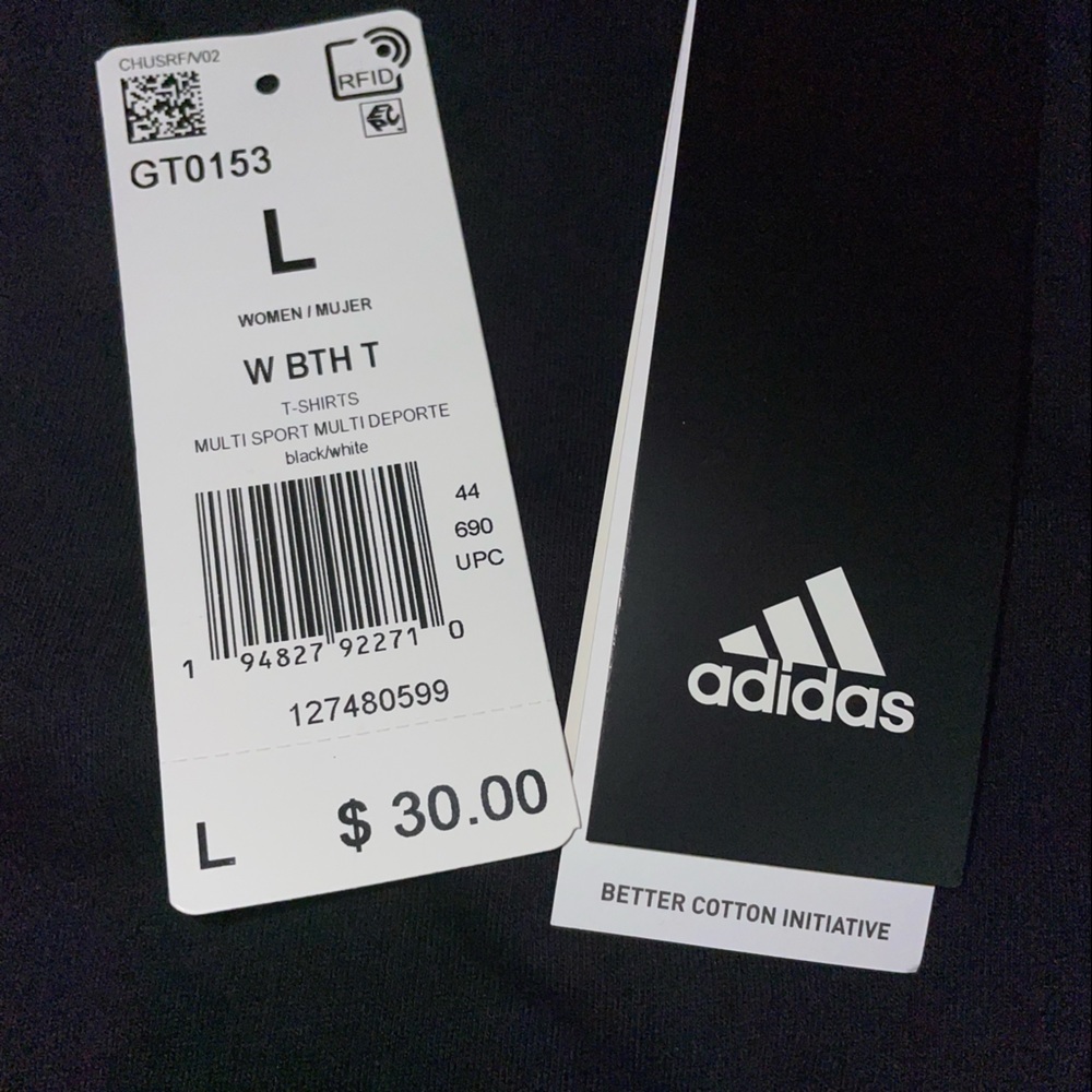 NWT ADIDAS Essential Comfort Tee - Picture 8 of 9